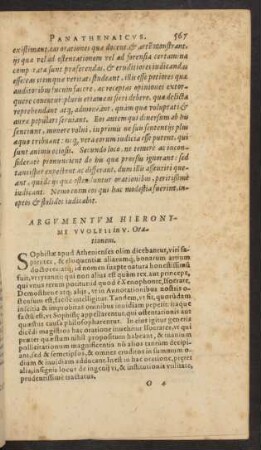 Isocratis Contra Sophistas Oratio V. Hieronymo Wolfio interprete.