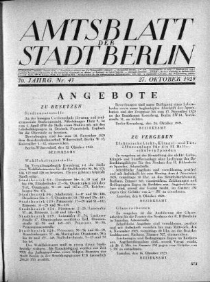 1929,43: Nr. 43, 27. Oktober 1929