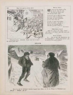 "Aus der guten alten Zeit" "Lakonisch"