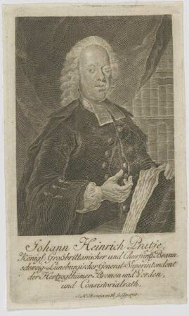 Bildnis des Johann Heinrich Pratje