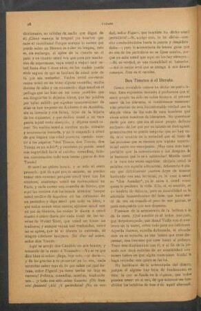 Don Timoteo ó el literato.