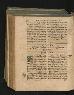 Caput XII. De Casibus Conscientiae circa Magistratum Politicum.