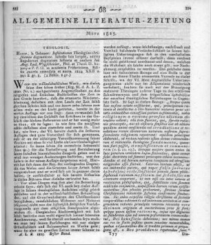 Wegscheider, J. A. L.: Institutiones theologiae christianae dogmaticae. Halle: Gebauer 1824