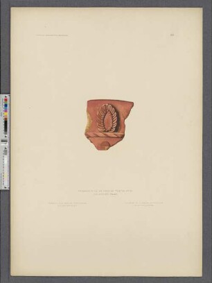 Fragmento de un vaso de Teotihuacan. Coleccion seler.