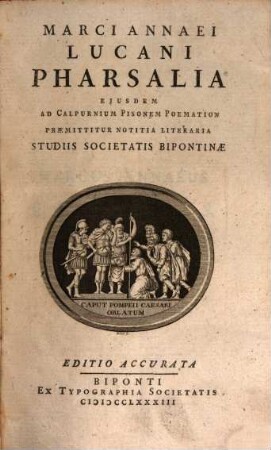Marci Annaei Lucani Pharsalia