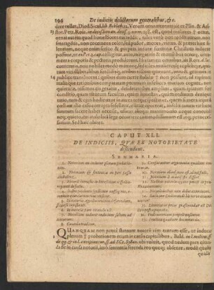 Caput XLI. De Indiciis, Quae Ex Notorietate descendunt.