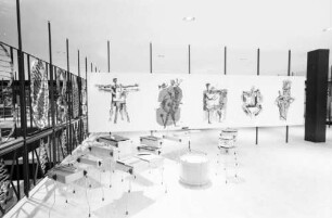 Brüssel: Pavillon Deutschland, Musikinstrumente und Allegorien