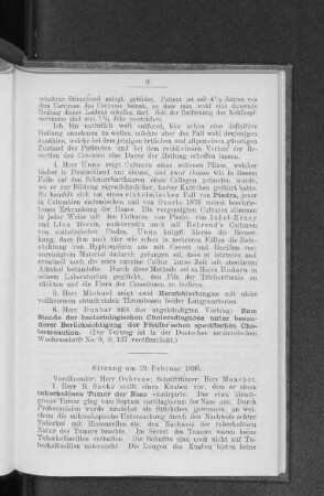 Sitzung am 19. Februar 1895.