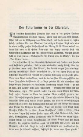 530-540 Der Futurismus in der Literatur