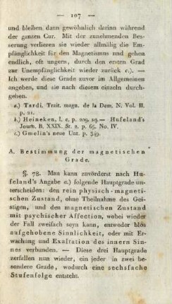 A. Bestimmung der magnetischen Grade
