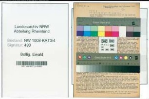 Entnazifizierung Ewald Bollig , geb. 03.05.1896 (Verwaltungsbeamter)