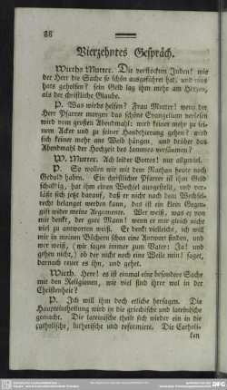 Vierzehntes Gespräch