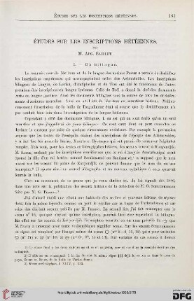 14: Études sur les inscriptions hétéennes