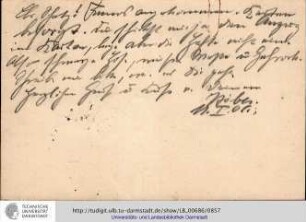 Postkarte vom 11.01.1906