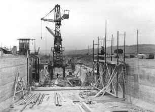 Baustelle Schleuse Hohenfeld-Kitzingen/Main
