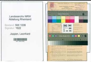 Entnazifizierung Leonhard Joppen , geb. 25.09.1882 (Landwirt)