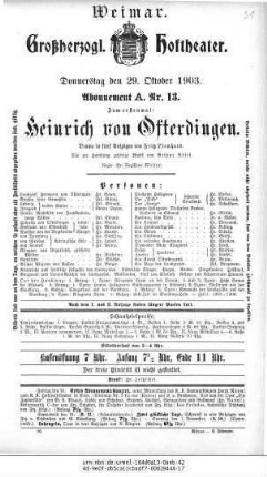 Heinrich von Ofterdingen