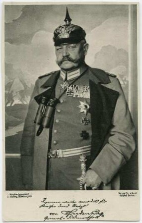 Hindenburg, Paul von
