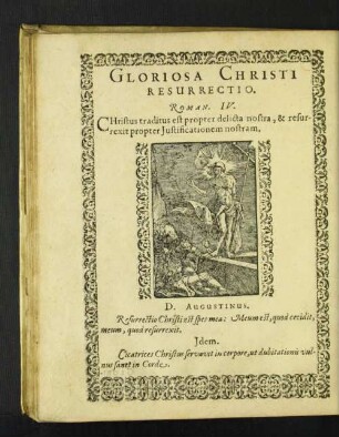 Gloriosa Christi Resurrectio.