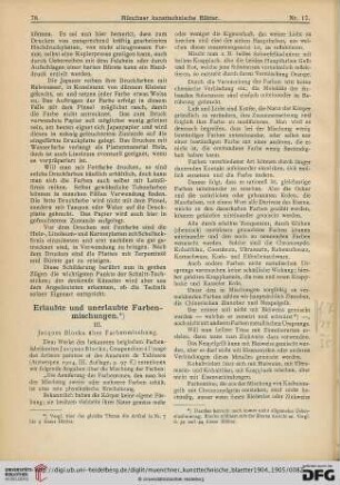 1: Erlaubte und unerlaubte Farbenmischungen [4] : Jacques Blockx über Farbenmischung