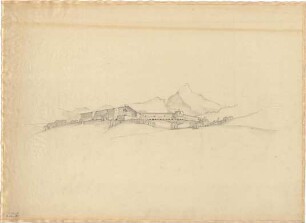 Fick, Roderich; Obersalzberg; Gasthof Dürreck - Ansicht (Perspektive)