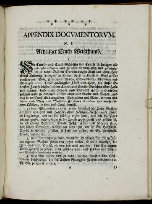 Appendix Documentorum.