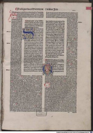 Biblia : mit Glossa ordinaria, Postilla litteralis von Nicolaus de Lyra und Expositiones prologorum von Guilelmus Brito