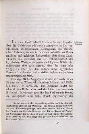 Das heutige Aegypten : ein Abriss seiner physischen, politischen, wirthschaftlichen und Cultur-Zustände