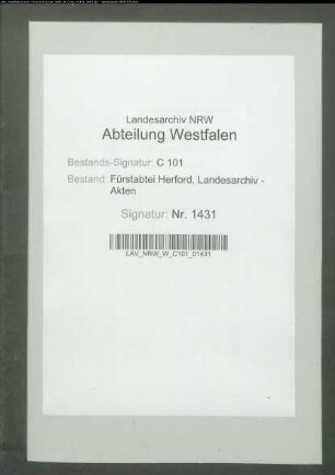 Auseinandersetzung des abteilichen Müllers Joh. Henrich Mohrmann mit seinen Schwestern um das väterliche Erbe, Testament des Hartwig Henrich Mohrmann