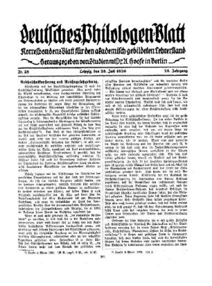 Reichsschulkonferenz und Reichsgesetzgebung