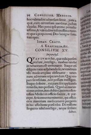 Consilium XV. In paralysi