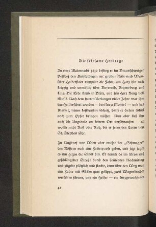 Die seltsame Herberge