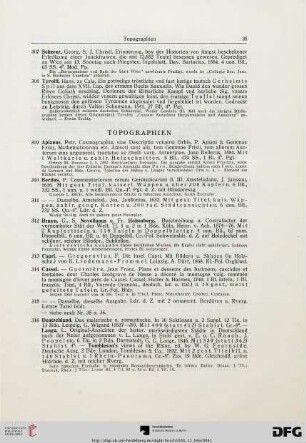 Topographie (Nr. 309-352)