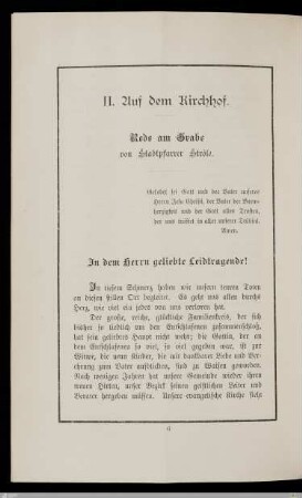 Auf dem Kirchhof