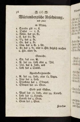 36-38, Würtembergische Resolvirung.