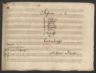 Sinfonien; orch; C-Dur