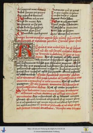 [57v - 63v] Brevis expositio regulae fratrum minorum.