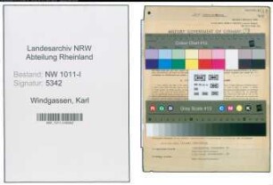 Entnazifizierung Karl Windgassen , geb. 22.02.1915 (Angestellter)