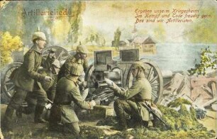 Artillerielied. - Ergeben unserm Kriegesherrn [...]
