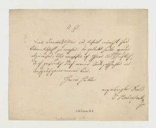 Brief von Habersack an Joseph Heller