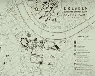 Dresden: Zentrum und zentraler Bezirk, Denkmalkarte