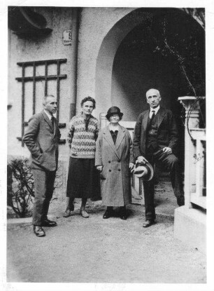 Alfred, Kurt und Else Wegener und Marie Köppen in Graz, Fotografie