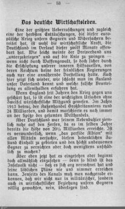 Das deutsche Wirtschaftsleben