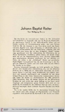 Johann Baptist Reiter