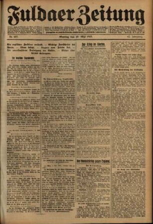 Ausgabe vom Montag, den 10. Mai 1915.