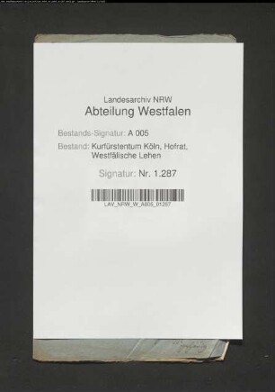 August Joseph Graf von Plettenberg-Lenhausen bittet um Belehnung mit der Gerichtsbarkeit zu Lenhausen