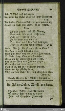 Am Sontage Rogate