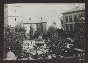 Marktplatz. Detmold. Sammlung Starke