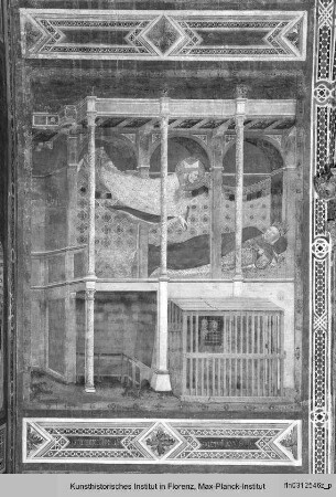 Kapellenausmalung : Nikolausszenen : Der heilige Nikolaus erscheint Konstantin