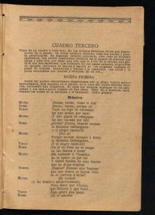 Cuadro tercero